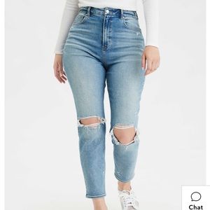 American Eagle curvy stretchy mom jeans